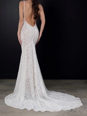 Martina Liana beaded wedding dress size 10 fits 6/8